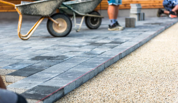 Permeable Paver Driveway in Columbus, MT